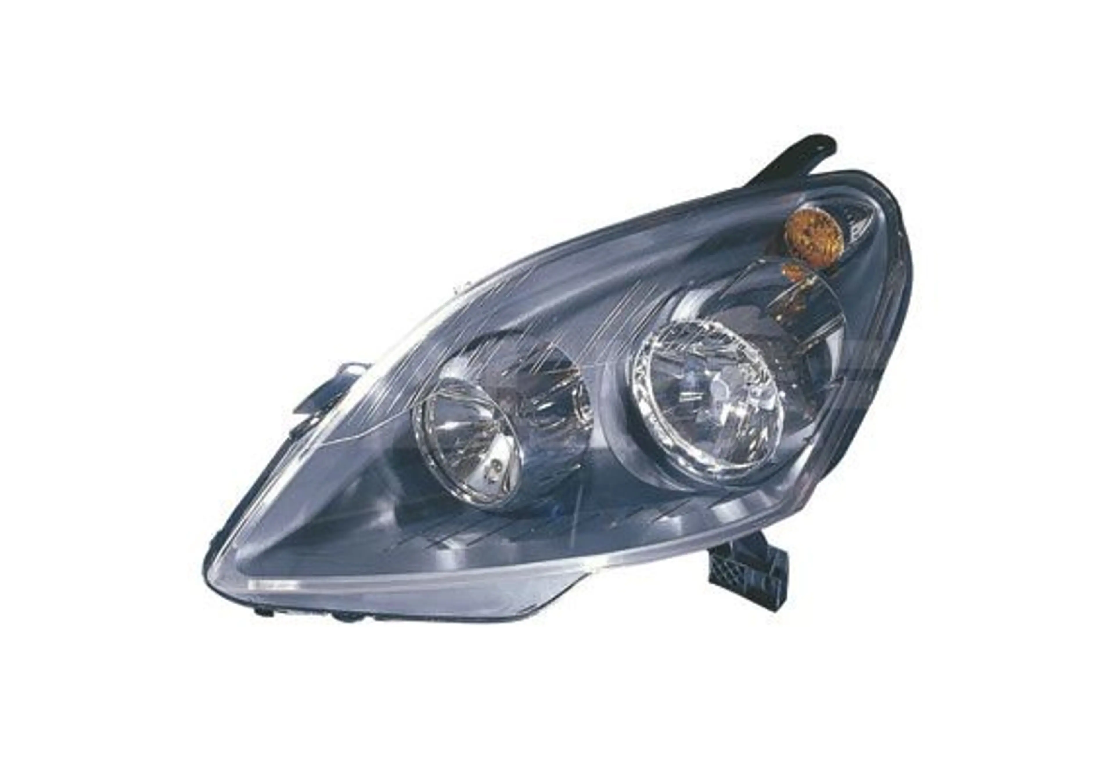 IZQUIERDO,FARO,ELÉCTRICO, NEGRO, H1