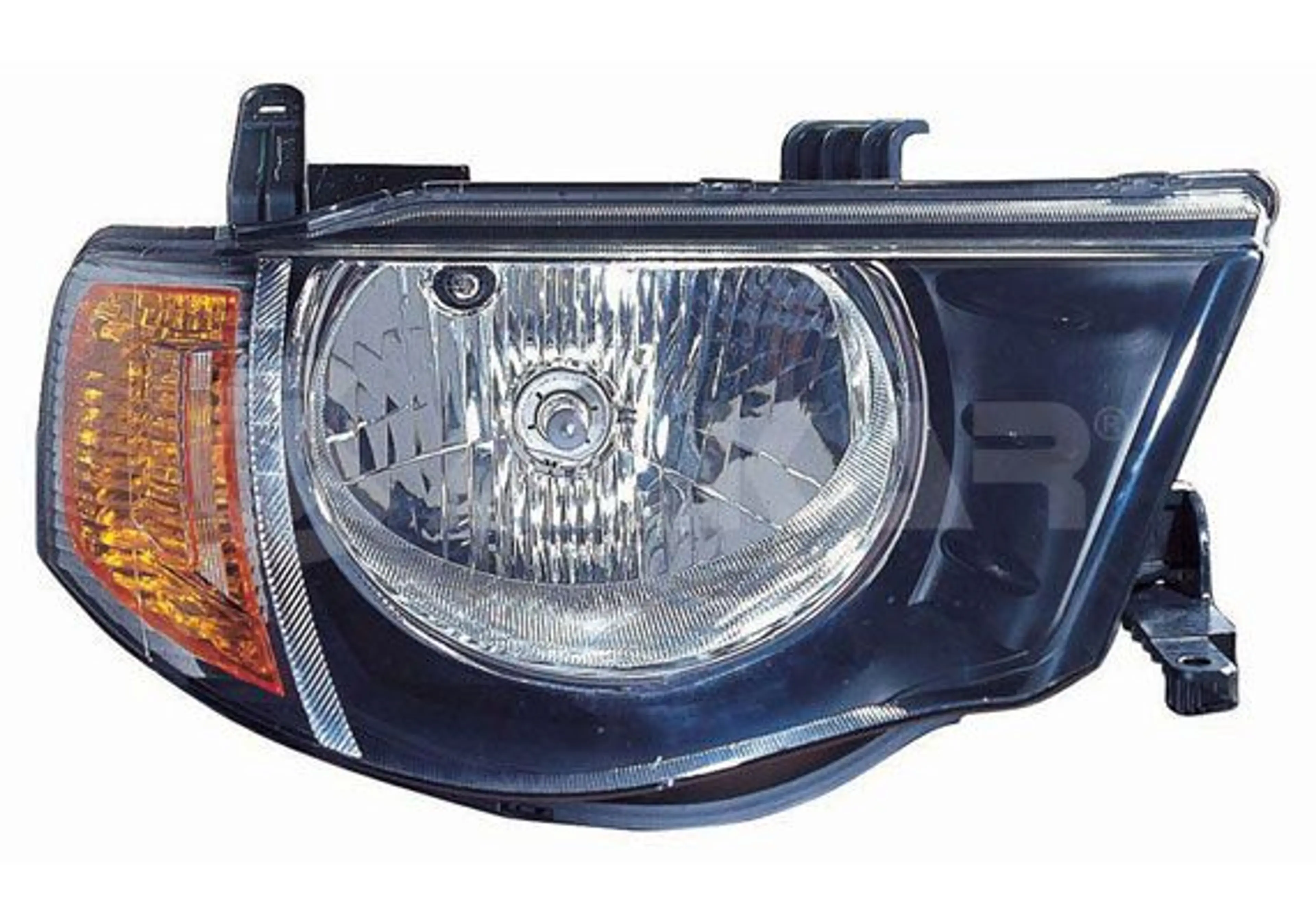 DERECHO,FARO,ELÉCTRICO, AMBAR, H4, 