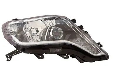 DERECHO,FARO,ELÉCTRICO, NEGRO, LED,