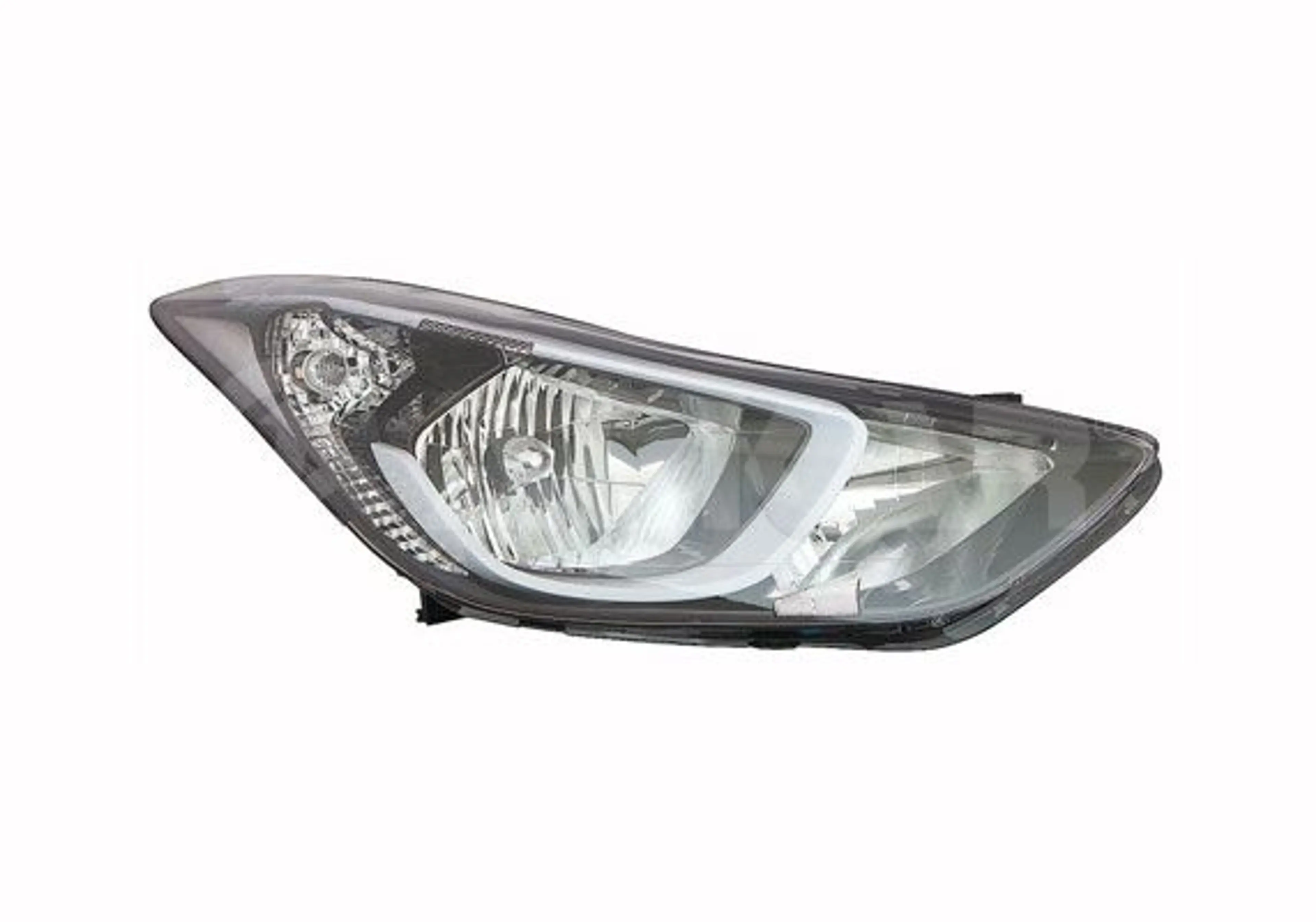 DERECHO,FARO,ELÉCTRICO, NEGRO, H7, 