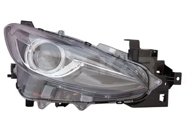 DERECHO,FARO,ELÉCTRICO, NEGRO, LED,