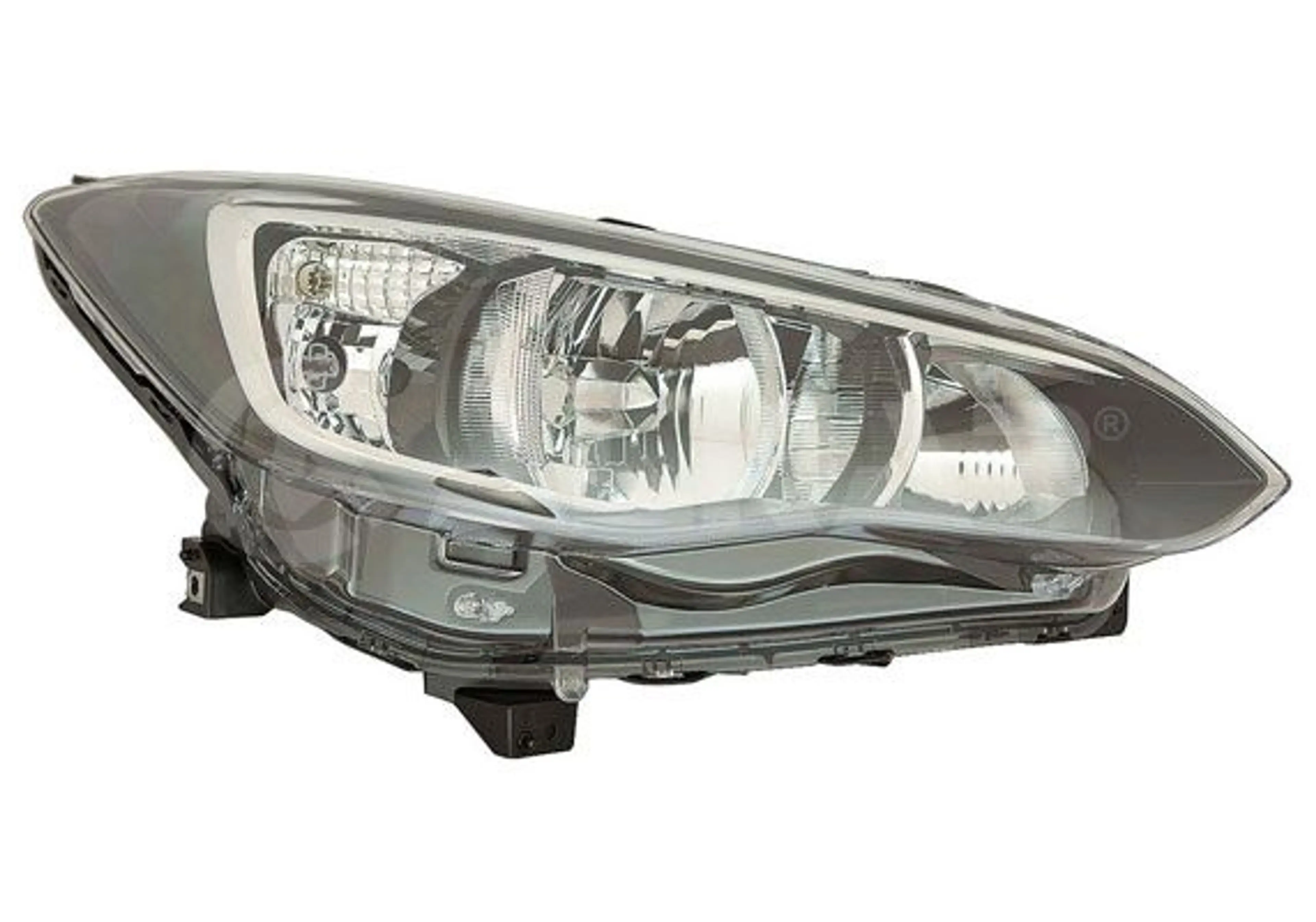 DERECHO,FARO,ELÉCTRICO, NEGRO, H11,