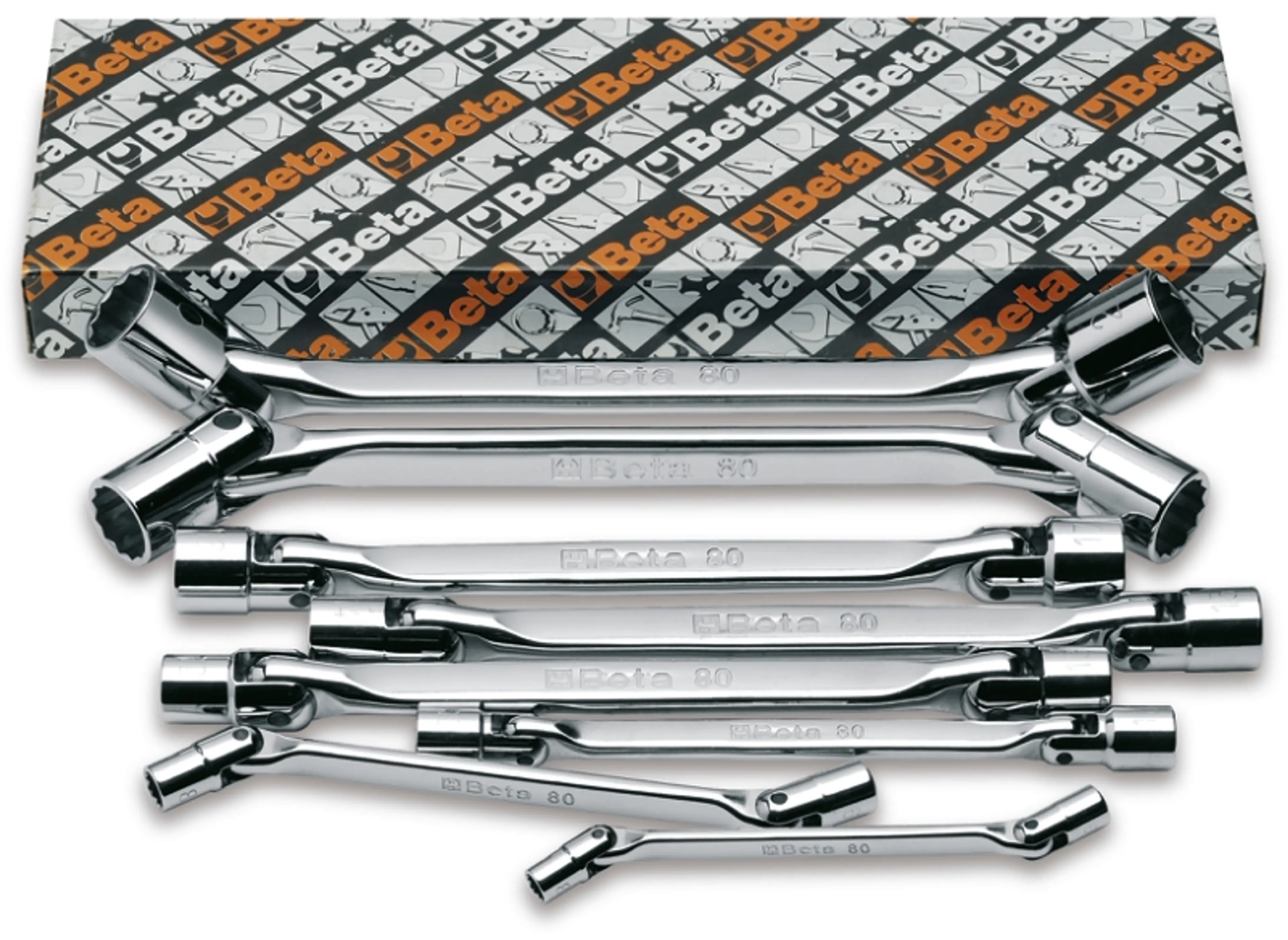 80/S8-CAJA 8 LLAVES DE VASO POLIGON