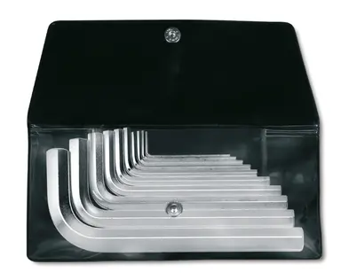 96/B10-SOBRE PLASTICO 10LLAVES CROM