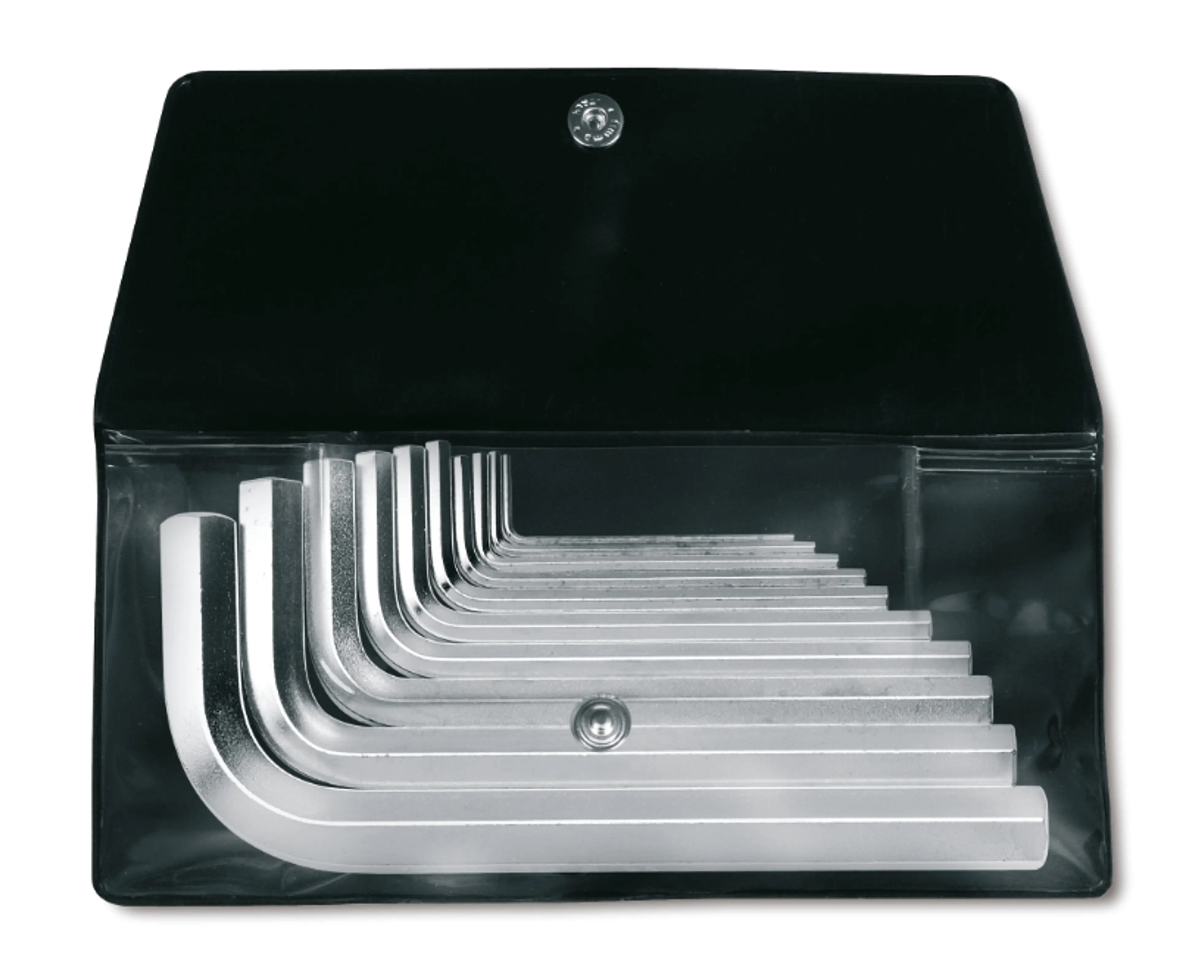 96/B10-SOBRE PLASTICO 10LLAVES CROM