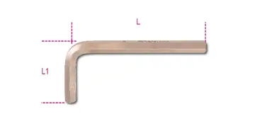 96BA 8-LL MACHO HEX ACODADAS ANTICH