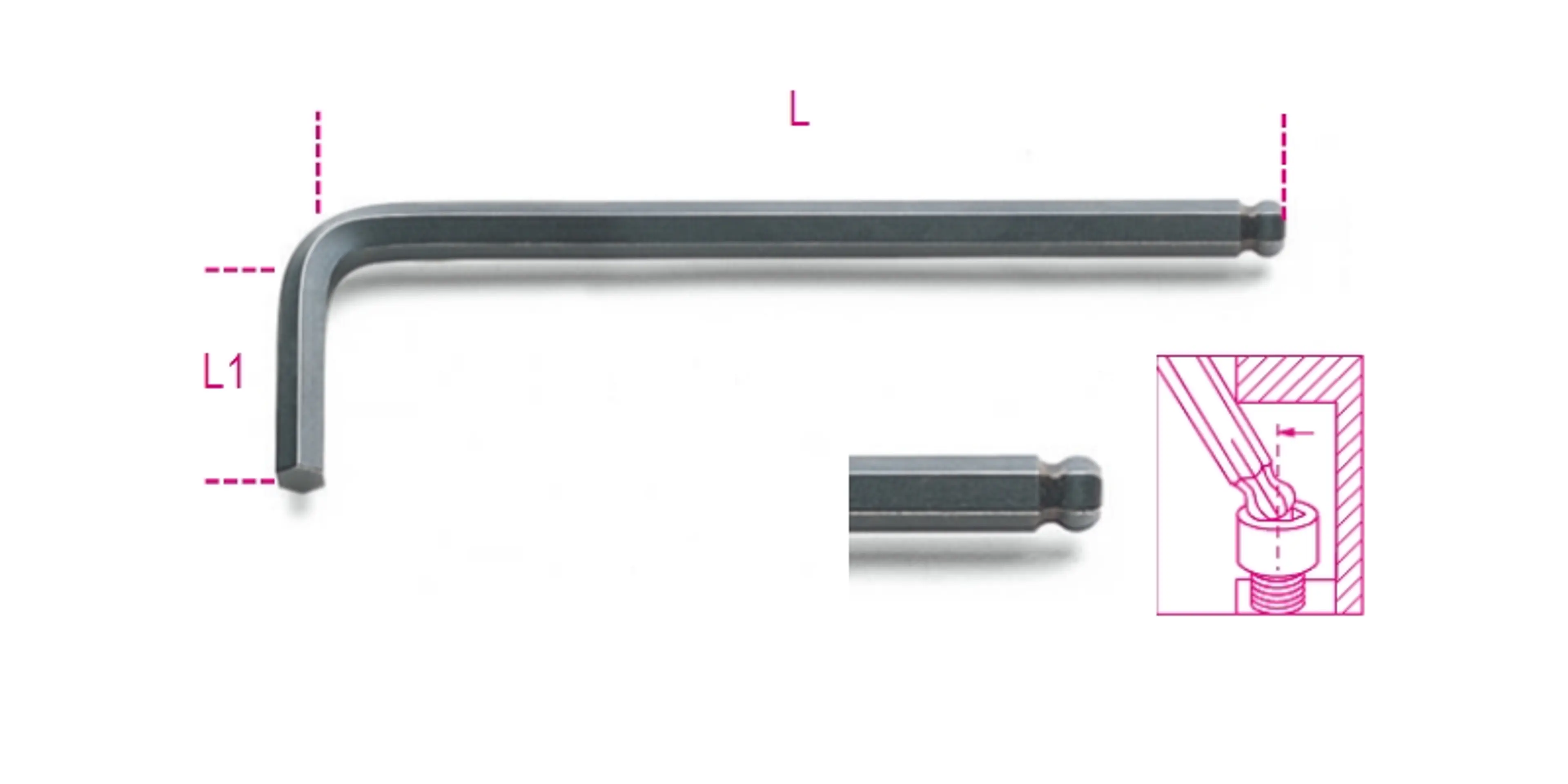 96BP 8-LLAVES CABEZA ESF+RICA
