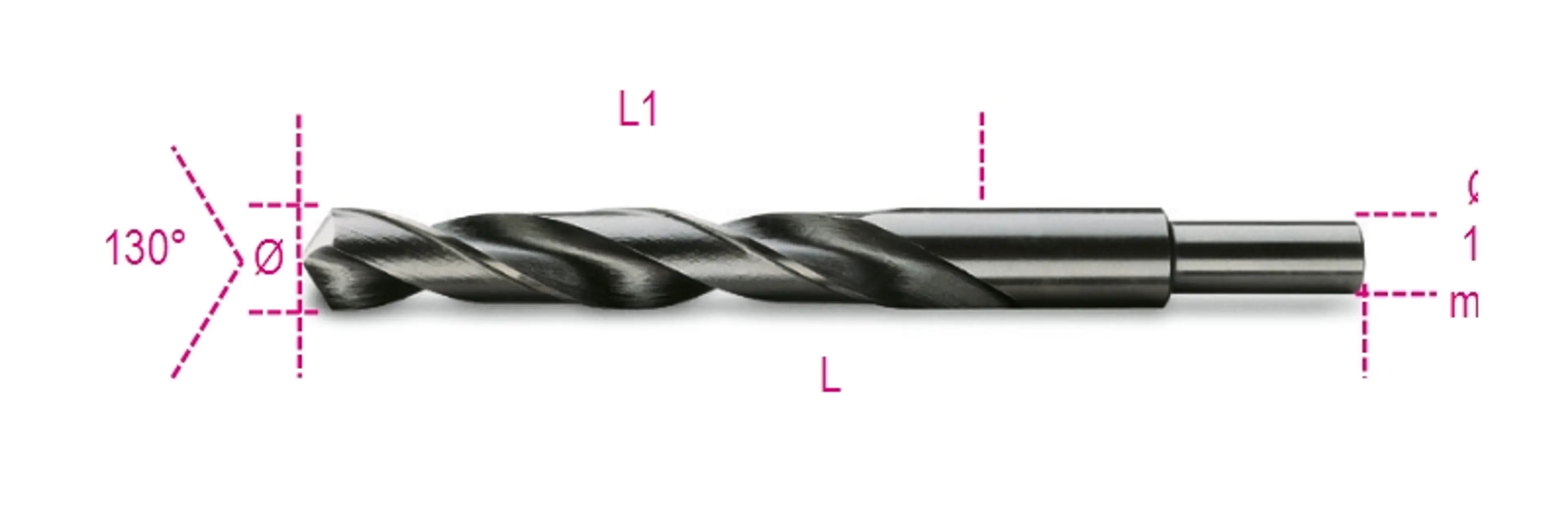 412A 16,50-BROCAS CORTA HSS RECT.BR