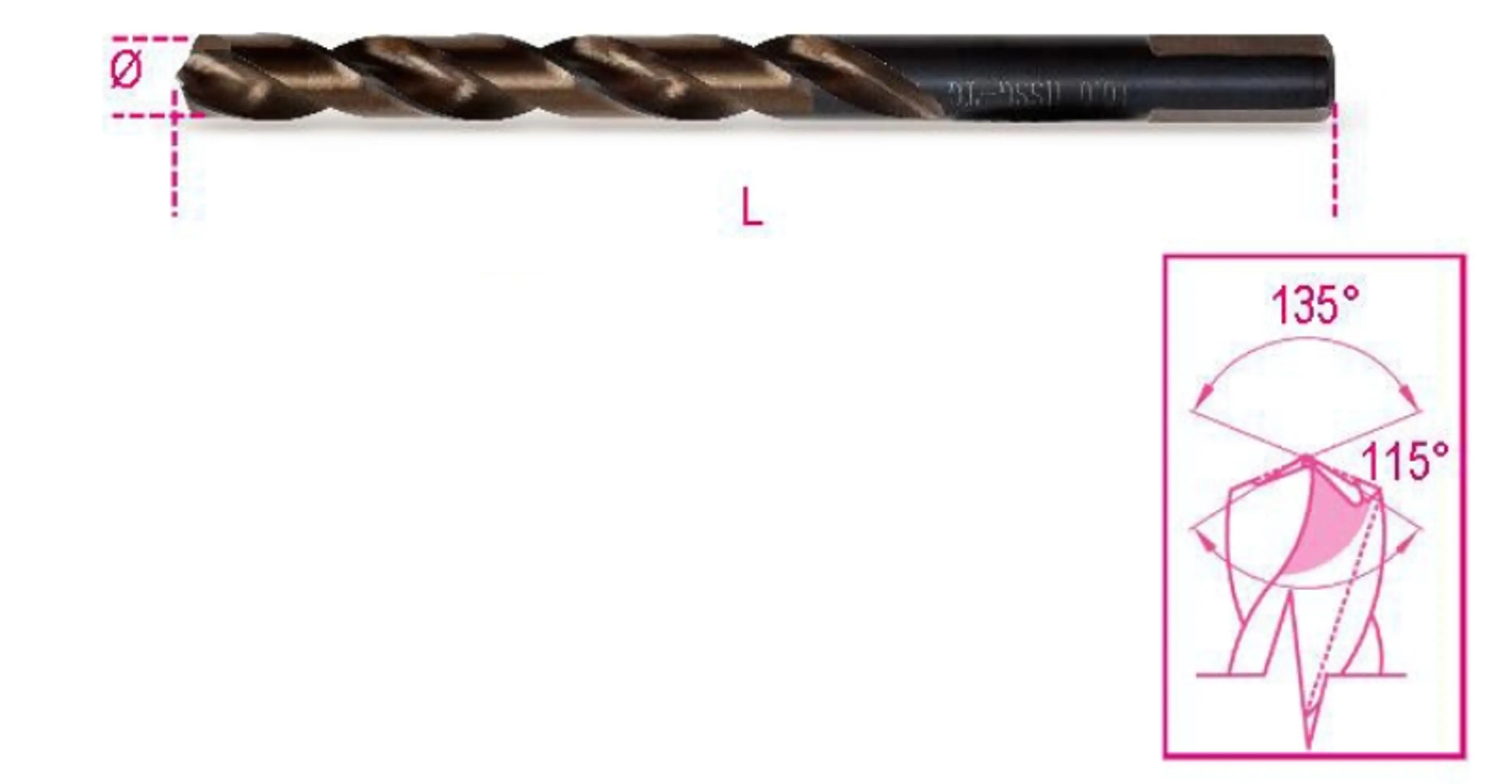 416 7,00-BROCAS HSS AFILADO CONO DO