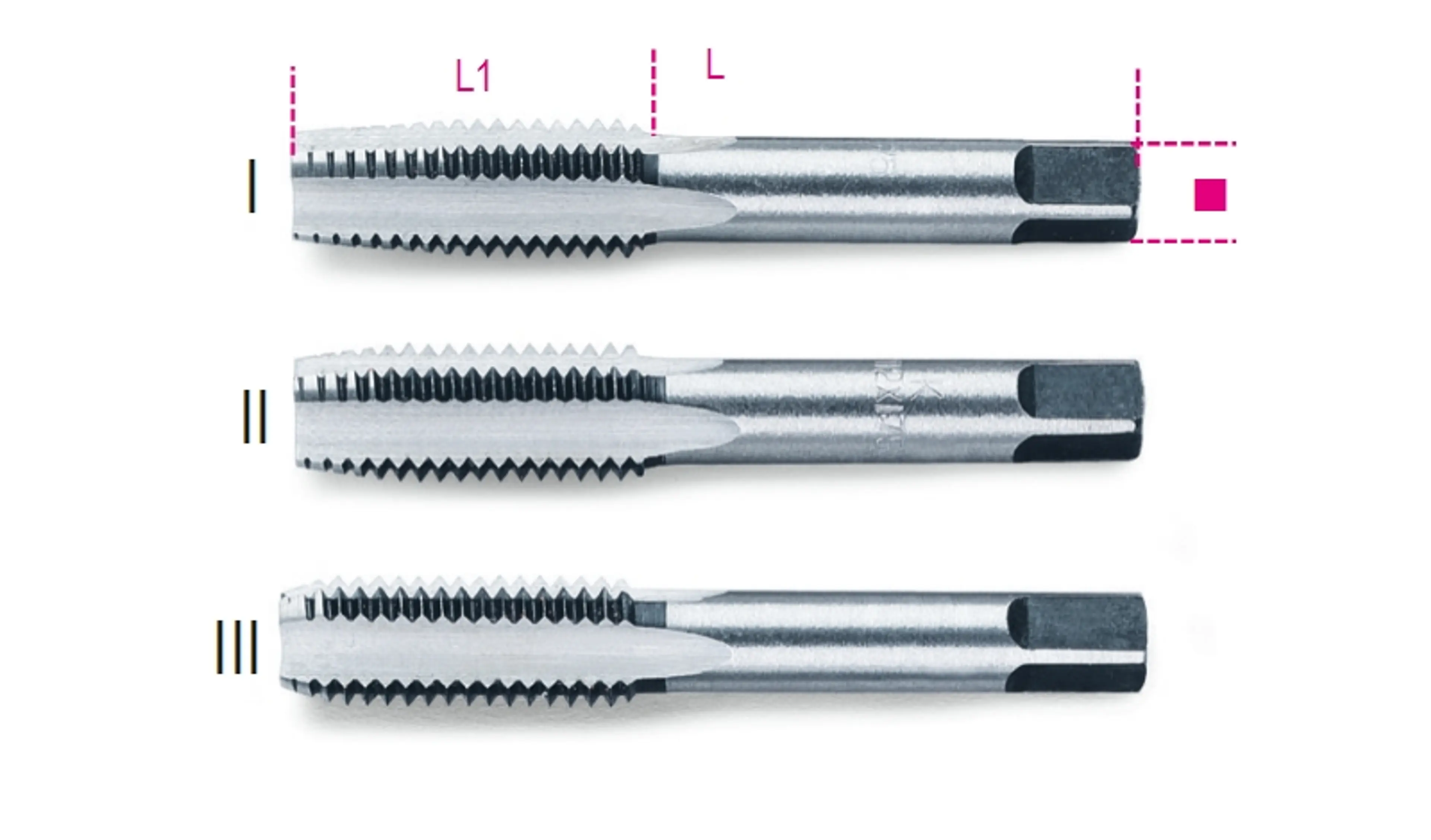 430 10-3 MACHOS PASO GRUESO AL CROM