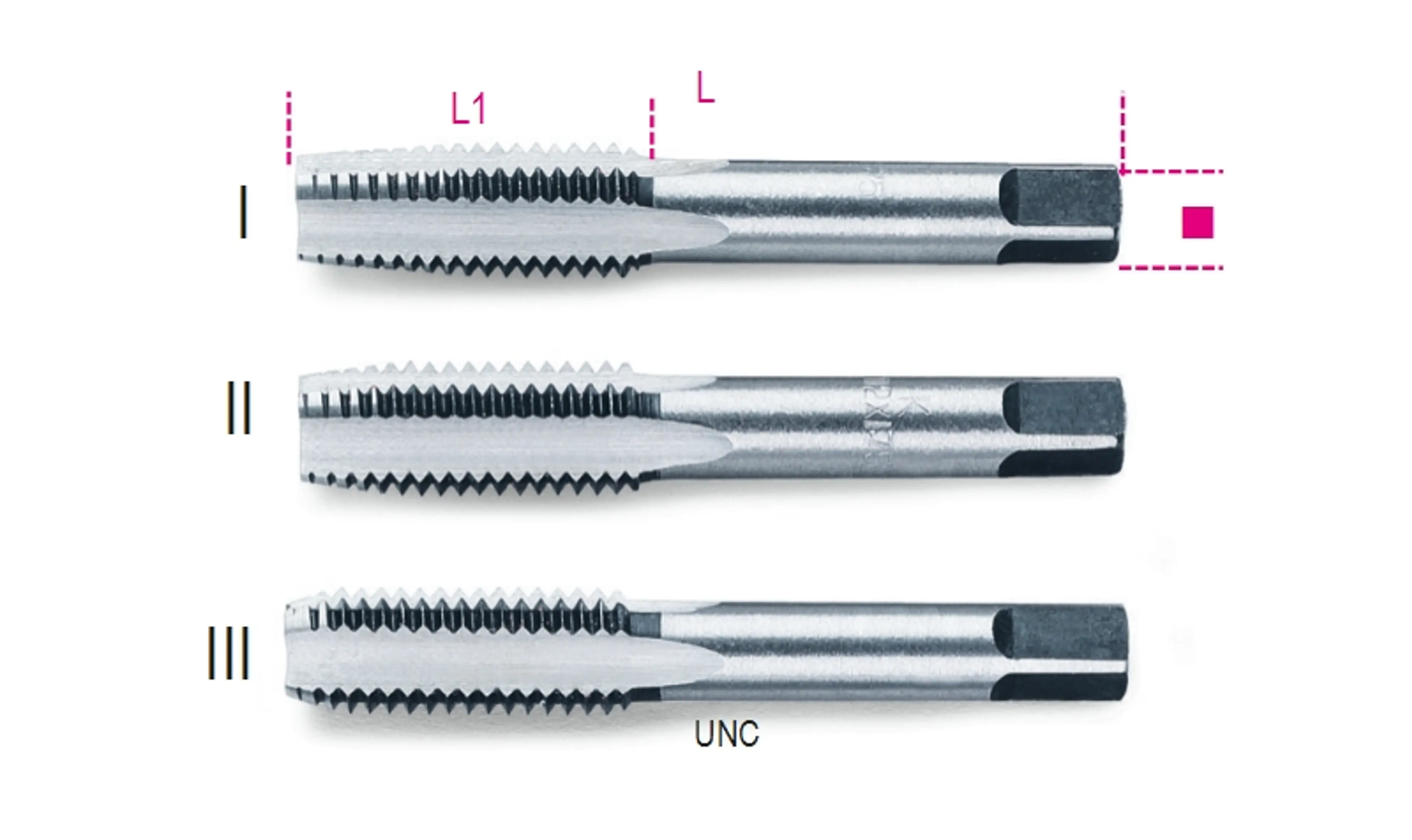 430ASC 3/8-3 MACHOS UNC AL CROMO