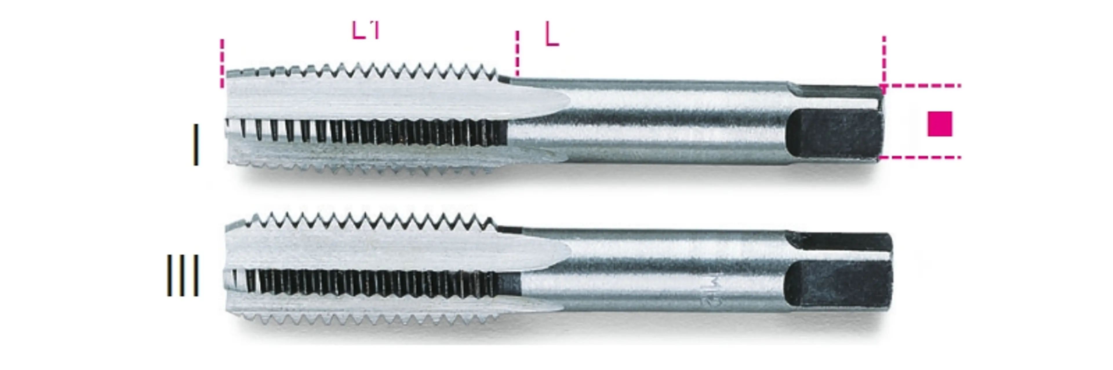 433 14X1,25-2 MACHOS PASO FINO AL C