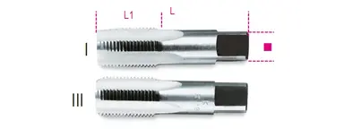 433ASG 3/8-2 MACHOS GAS CILÍNDRICO 