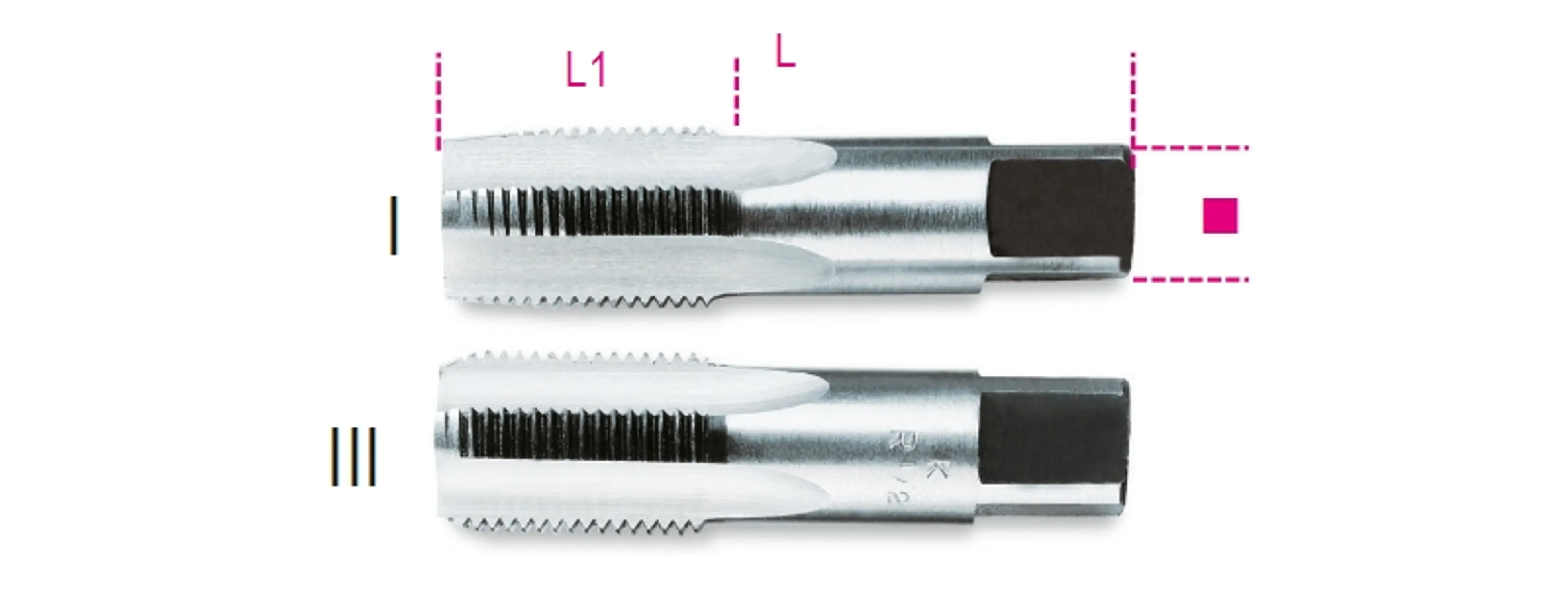 433ASG 1/2-2 MACHOS GAS CILÍNDRICO 