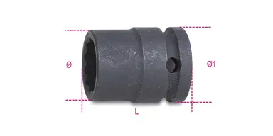 720B 30-LLAVES VASO DE IMPACTO POLI