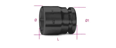 728AS 15/16-LLAVES VASO IMPACTO NOR