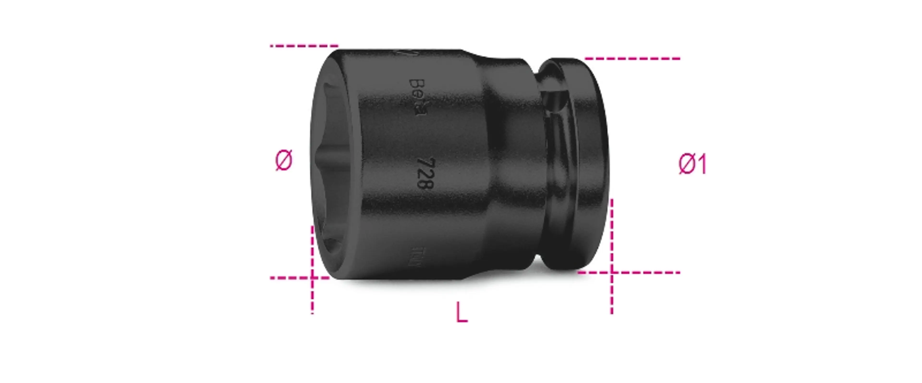 728AS 15/16-LLAVES VASO IMPACTO NOR