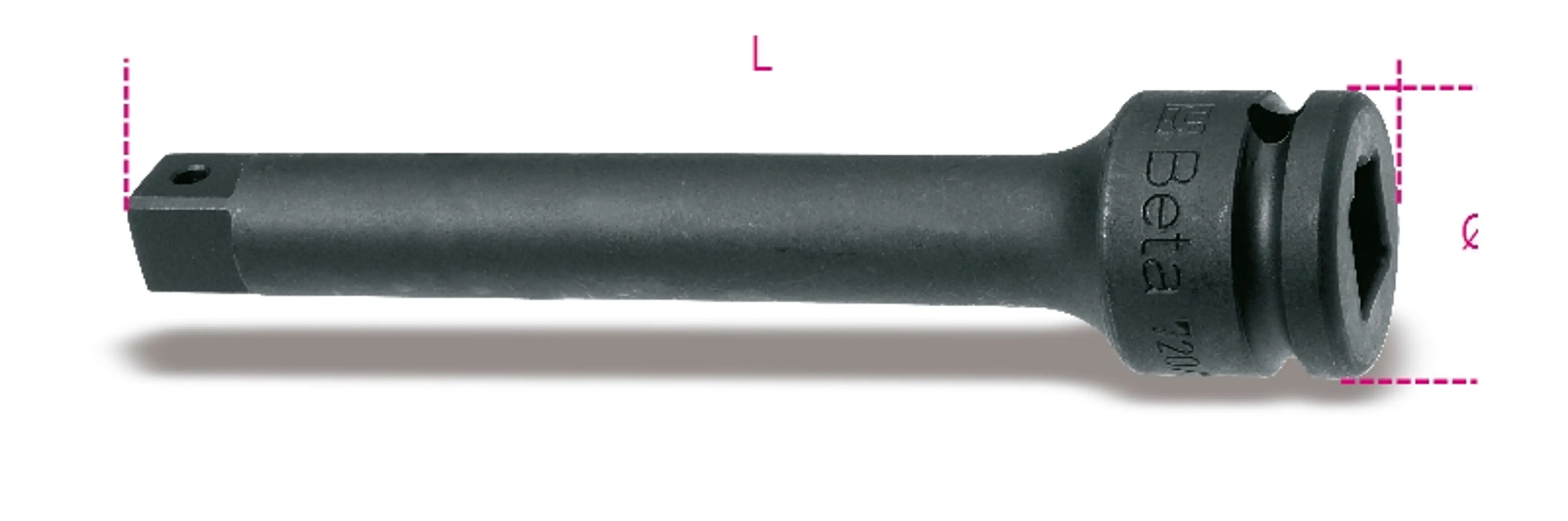 728/22L-ALARGADERA CUADRADO 3/4"