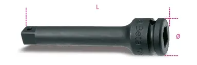 729/22-ALARGADERA CUADRADO 1"