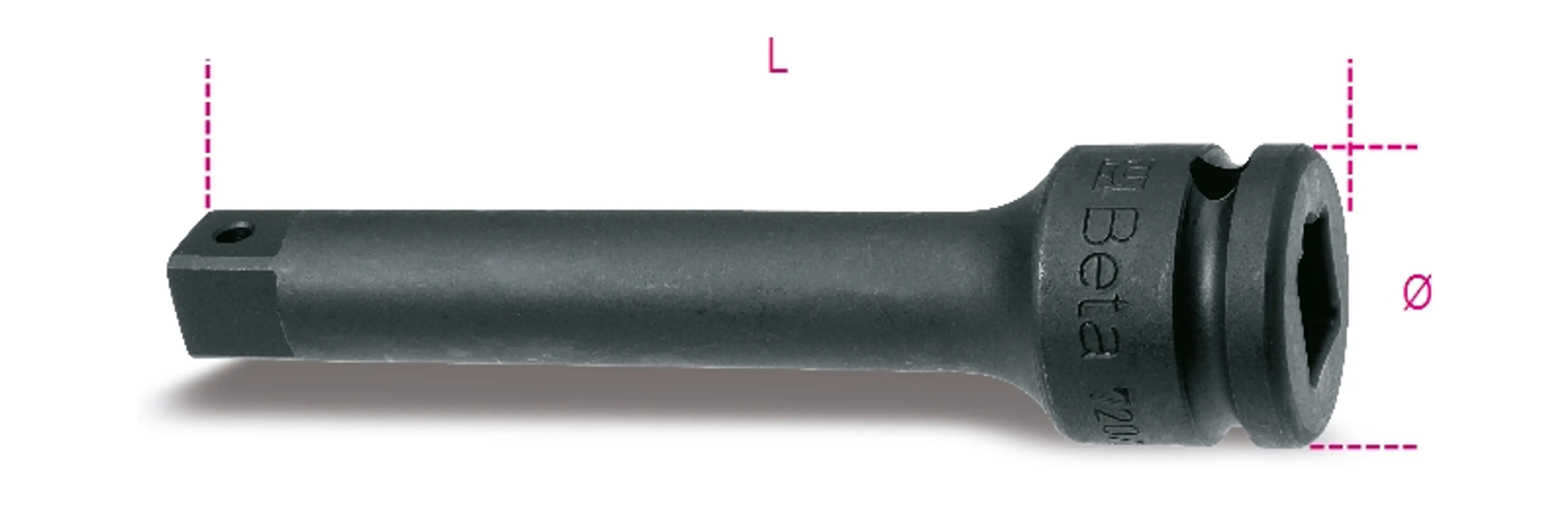 729/22-ALARGADERA CUADRADO 1"