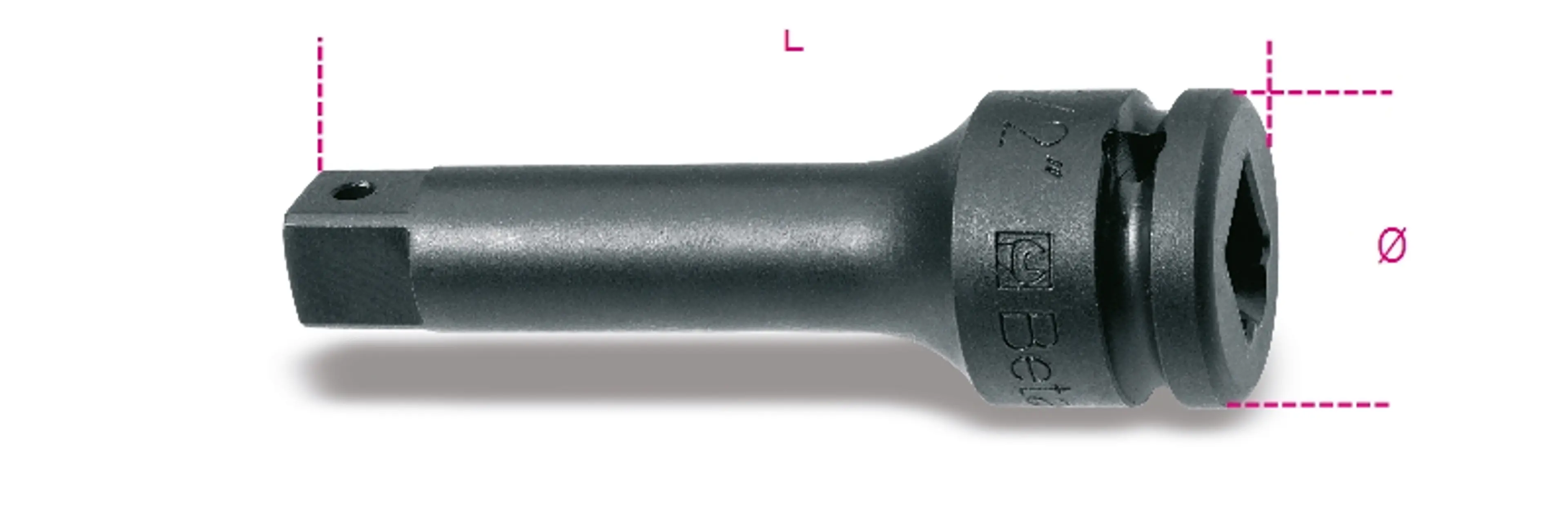 729/21L-ALARGADERA CUADRADO 1"