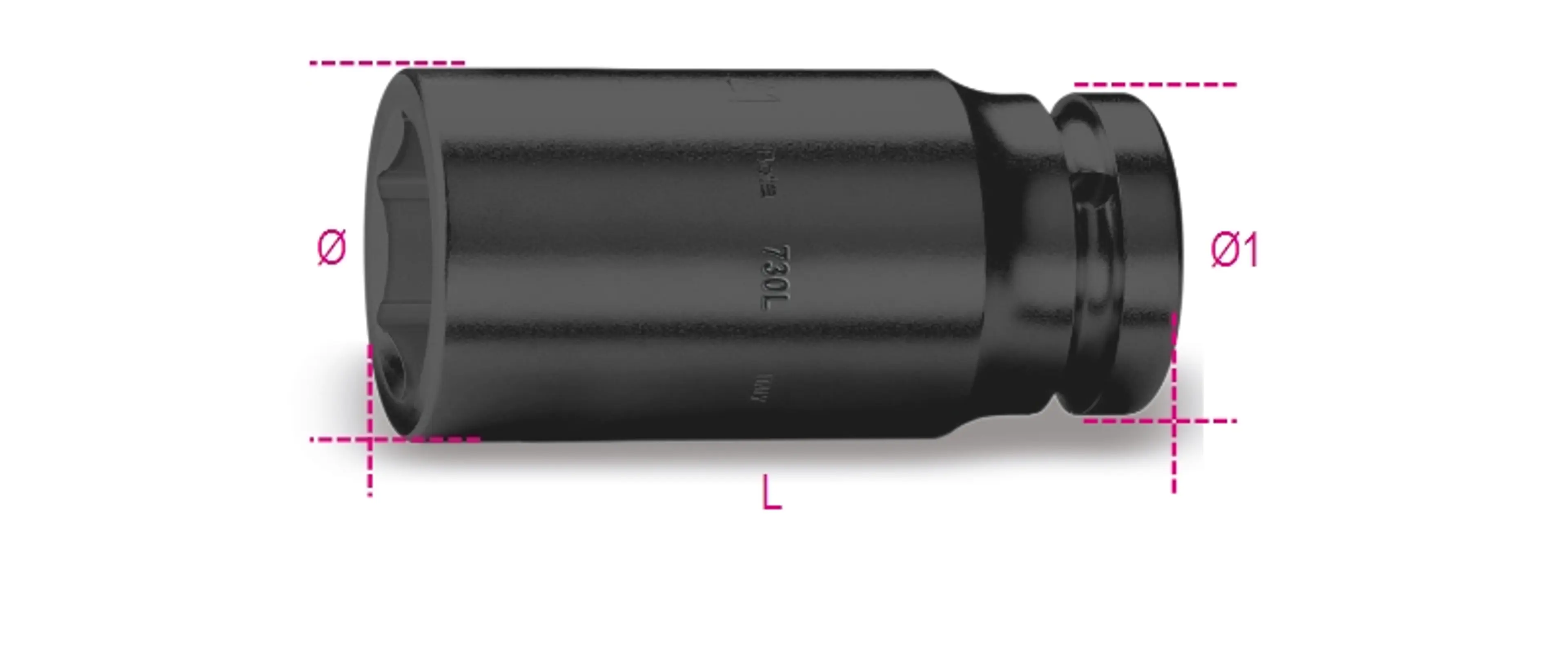 730L 70-LLAVES DE VASO DE IMPACTO L