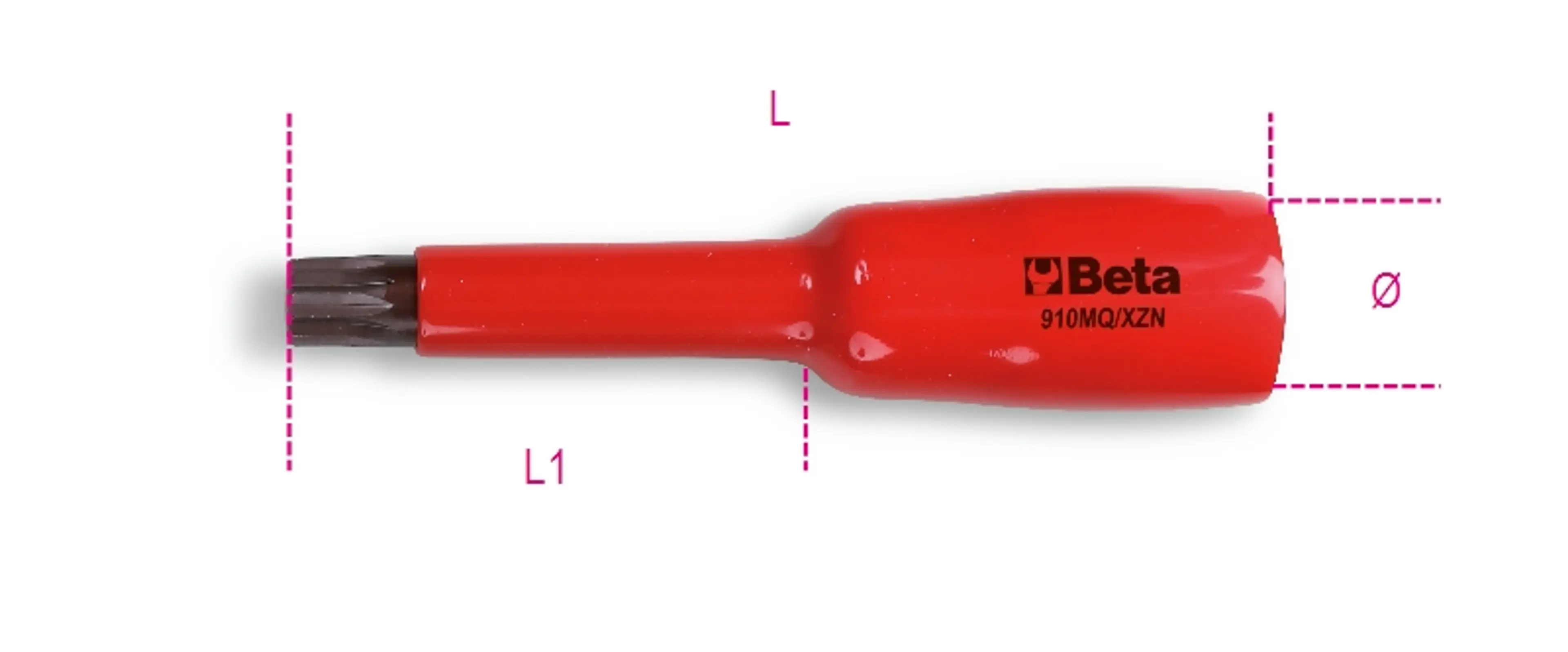 910MQ-XZN 8-LLAVES DE VASO MACHO XZ