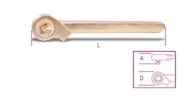 921BA/50-CARRACA SENCIL.1/2" ANTICH