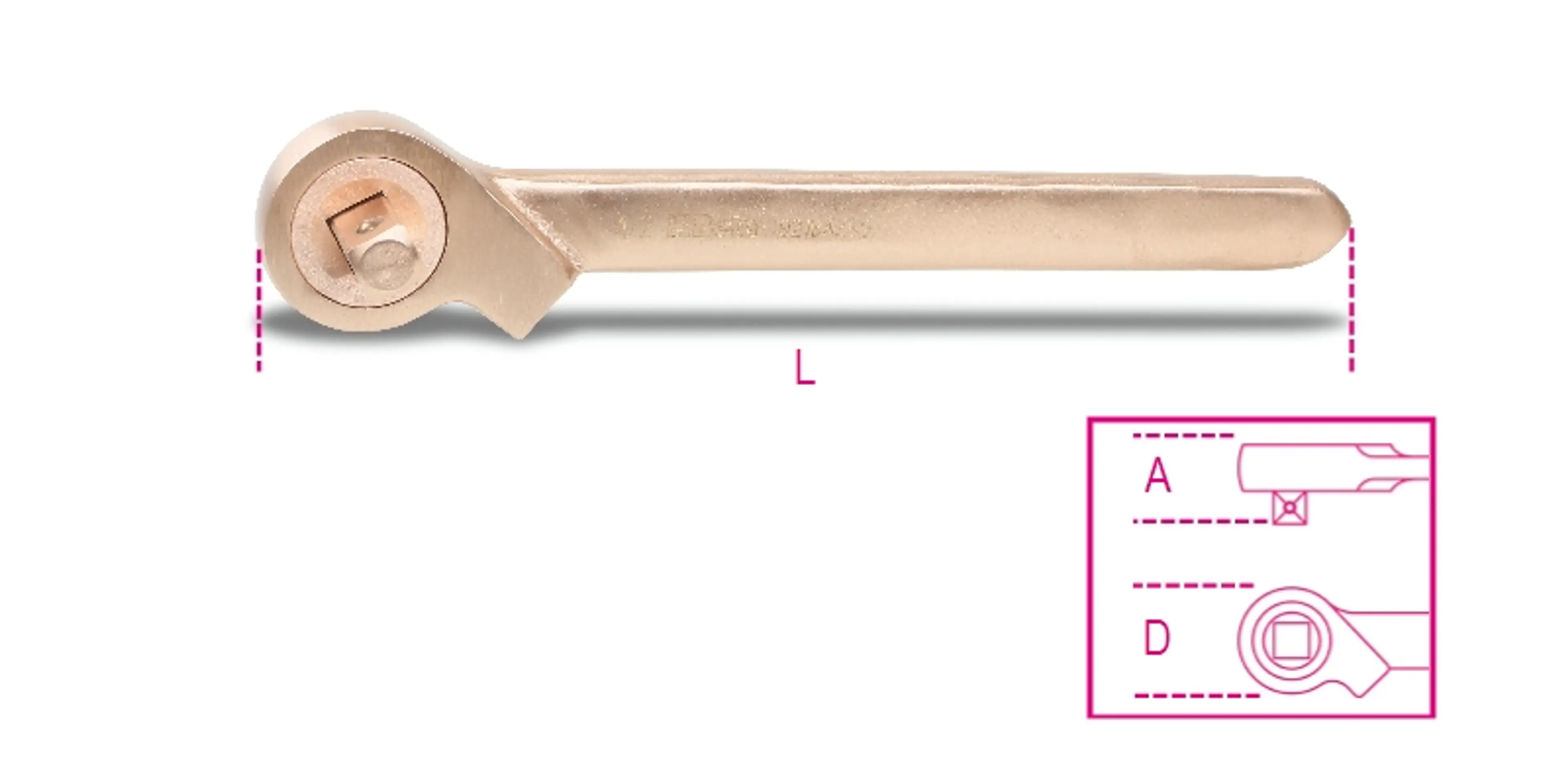 921BA/50-CARRACA SENCIL.1/2" ANTICH