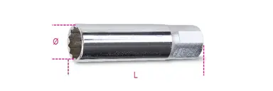 956F 16-LLAVES DE VASO PARA BUJÍAS