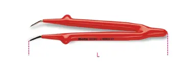 993MQ-TENACILLA PUNTA CURVADA MOLET