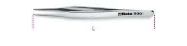 999-PINZAS PUNTA PLANA REDEONDEADA