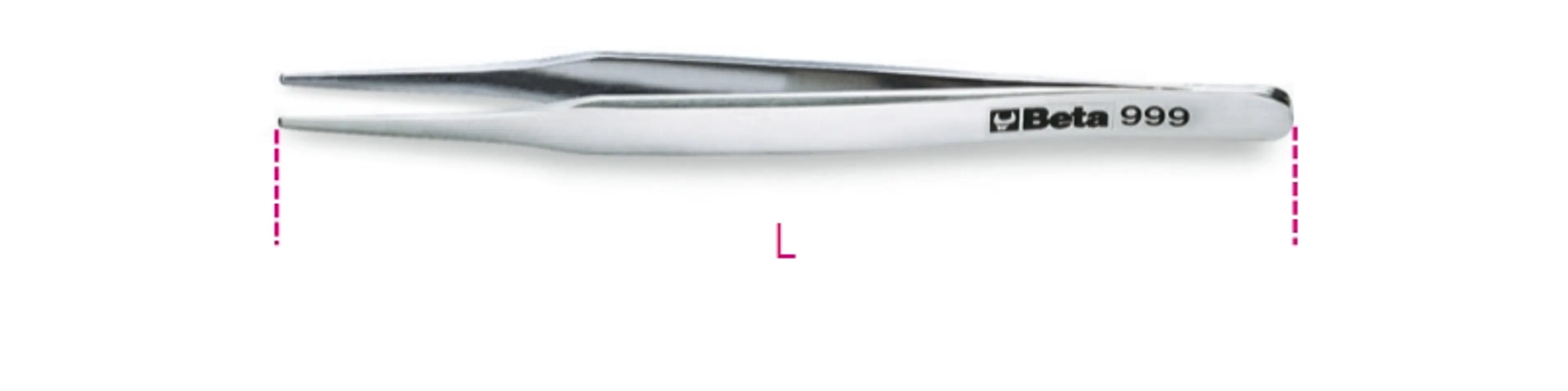 999-PINZAS PUNTA PLANA REDEONDEADA