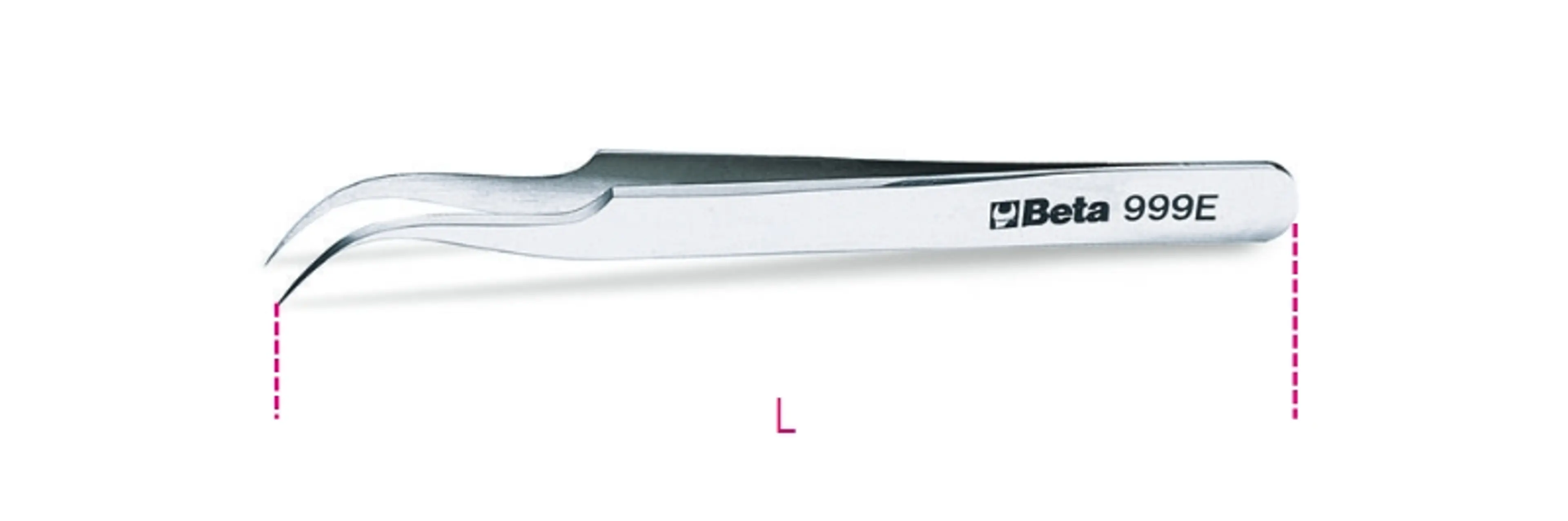 999E-PINZAS PUNTA MUY FINA CURVADA 