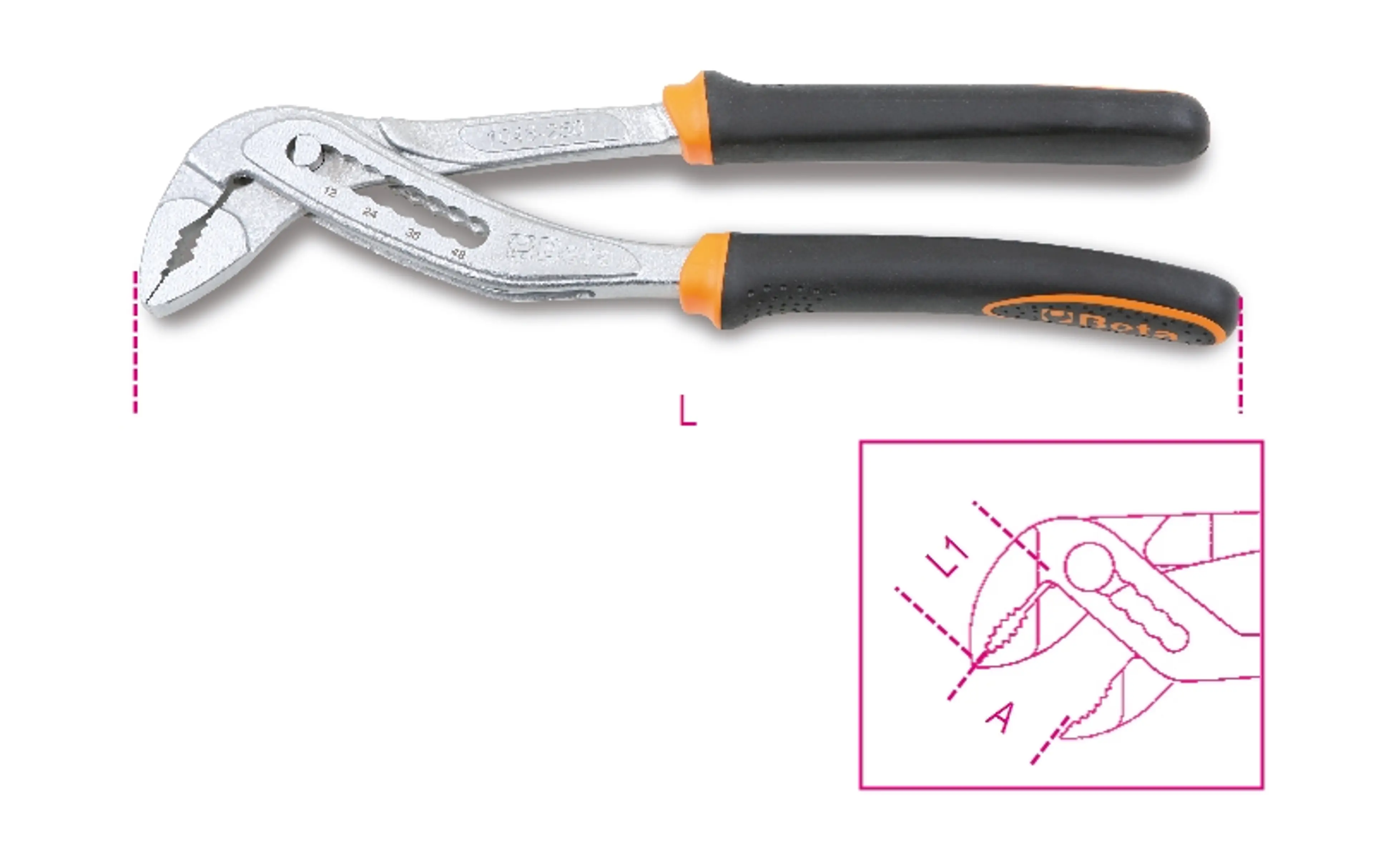 1048BM 250-ALICATES MULTITOMA REGUL