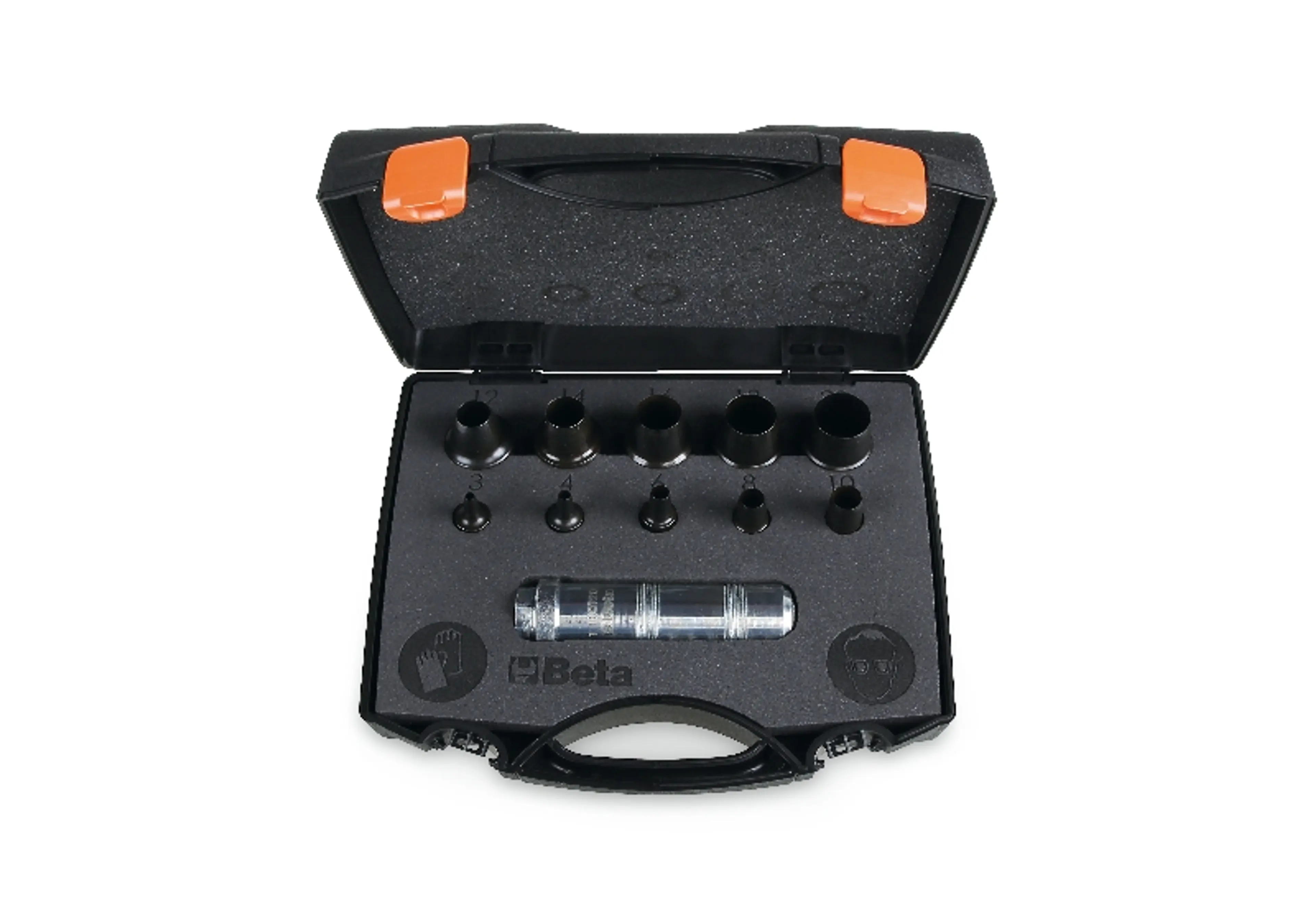 1105C/10T-JUEGO 10 SACABOCADOS Y 1 