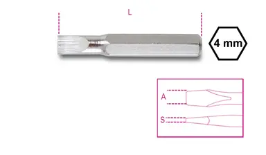 1256LP 1,2-PUNTAS CON CABEZA RANURA