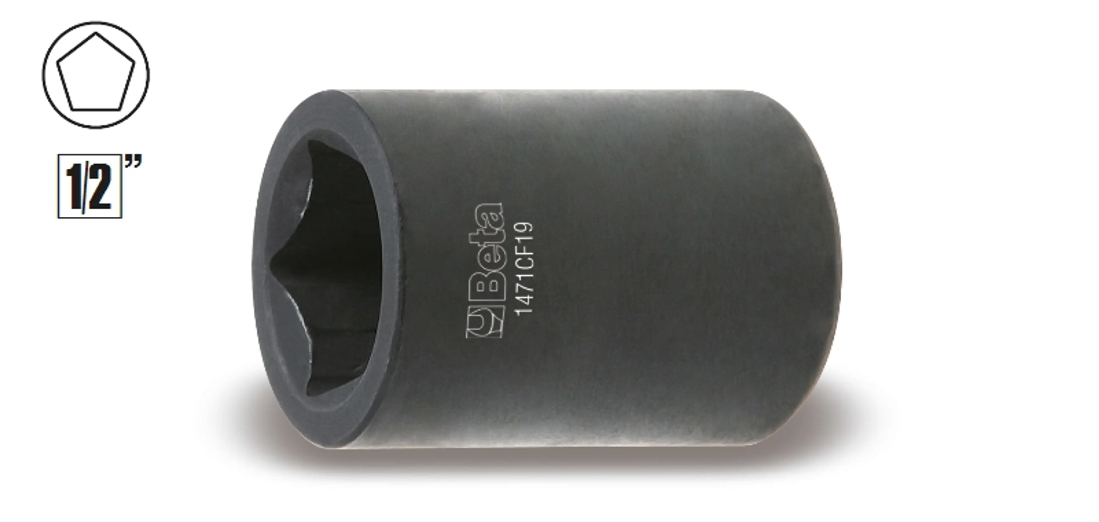 1471CF 19-LLAVE DE VASO PENTAG