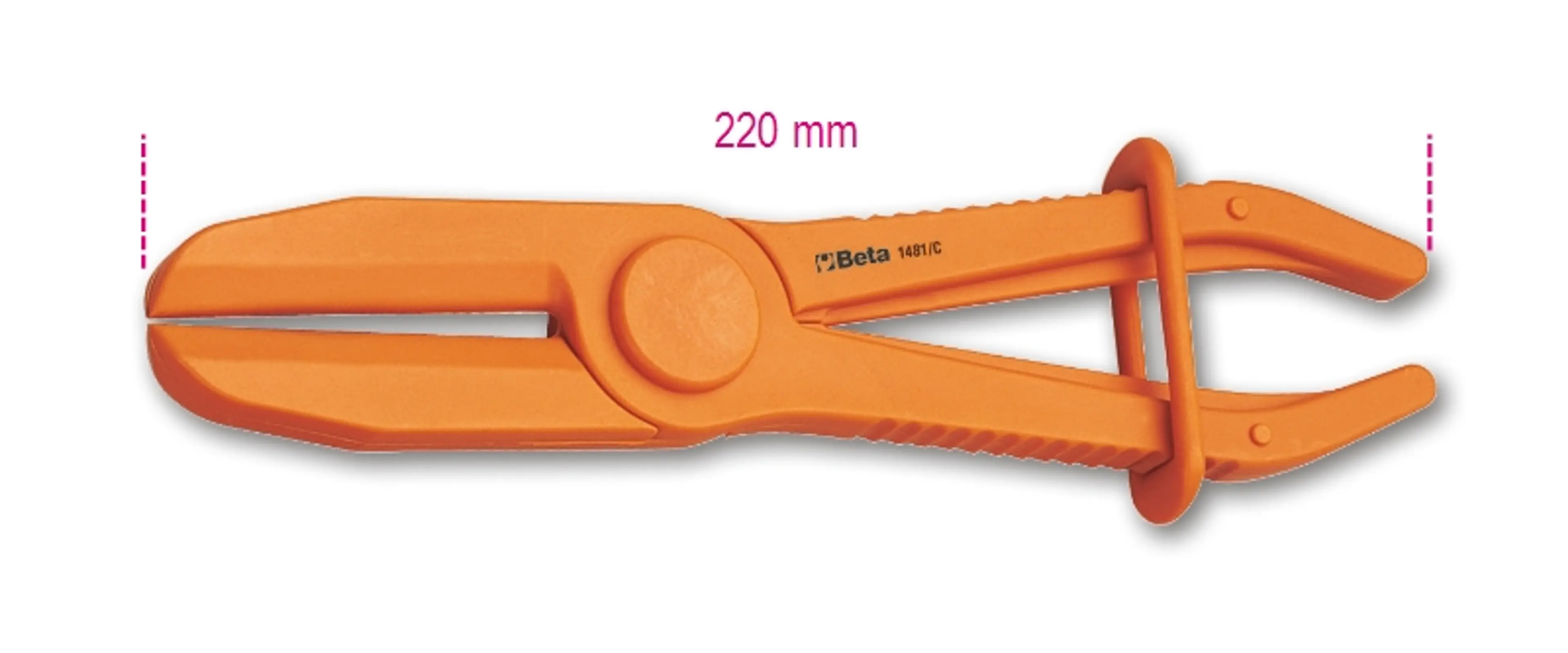 1481PL/C-ALICATES PLÁST.P.TUBO/MANG