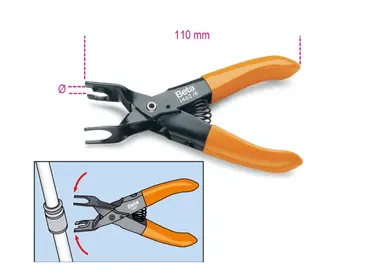 1482/10-TENAZAS P.UNIONE TUBO CARBU