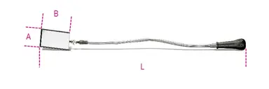 1715FL/A-ESPEJO FLEXIBLE CUADRADO