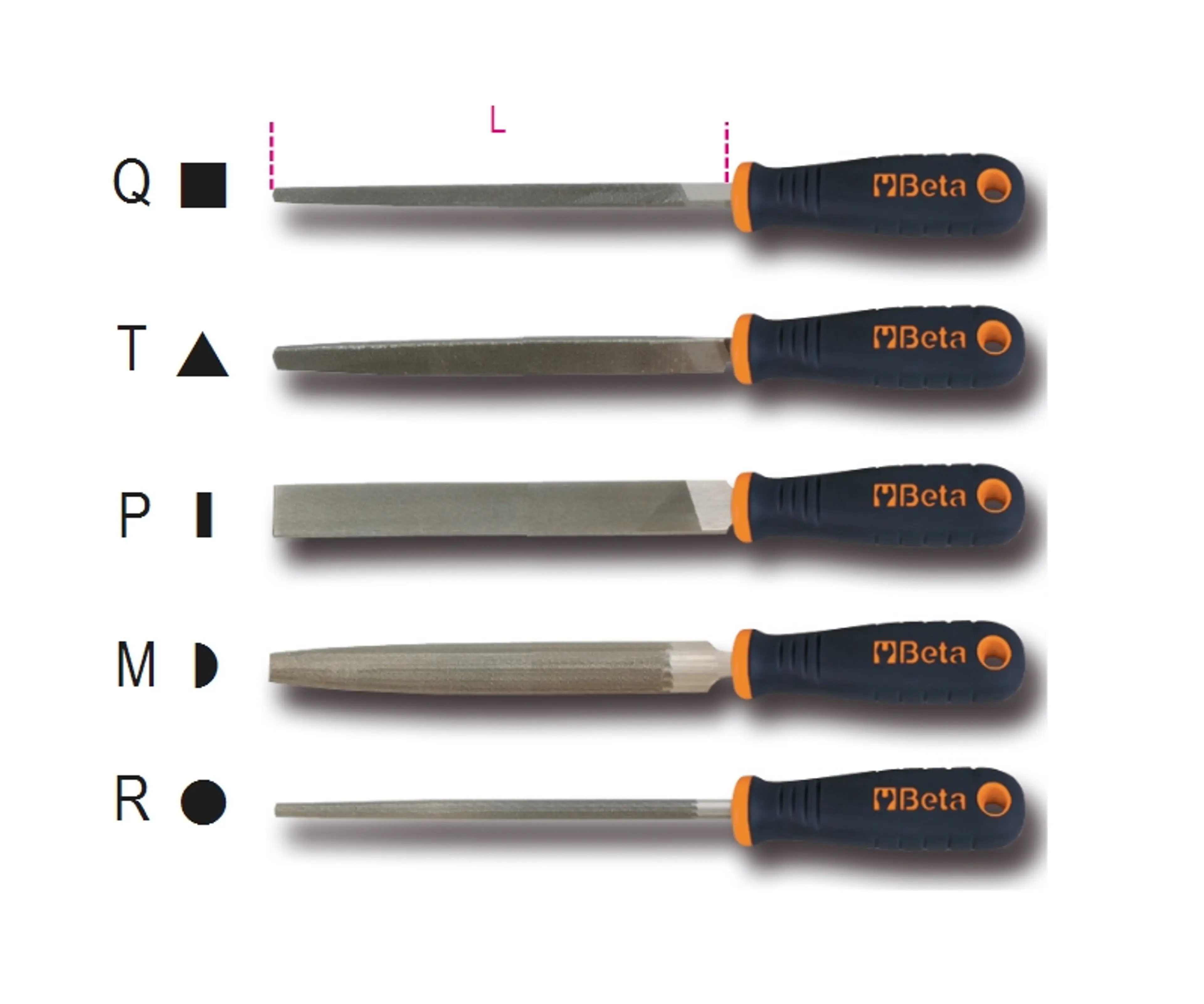 1719BMD8/M-LIMAS SEMIRREDONDAS DE C