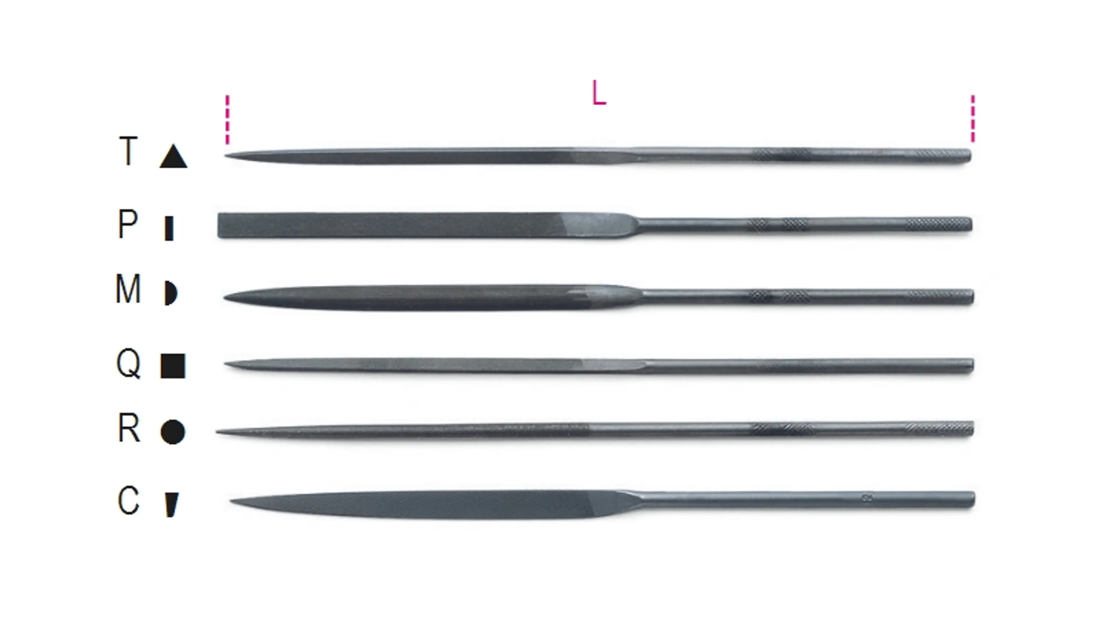 1720D/P-LIMAS AGUJA DIAMANTADAS