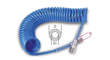 1914 6-ESPIRALE POLIURETANO EXT.6MT