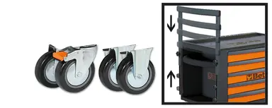 2300ST/KIT-4 RUEDAS Y BARRA PA