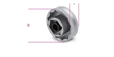 3075B 55-LL VASO POL. TUERCAS BUJE 