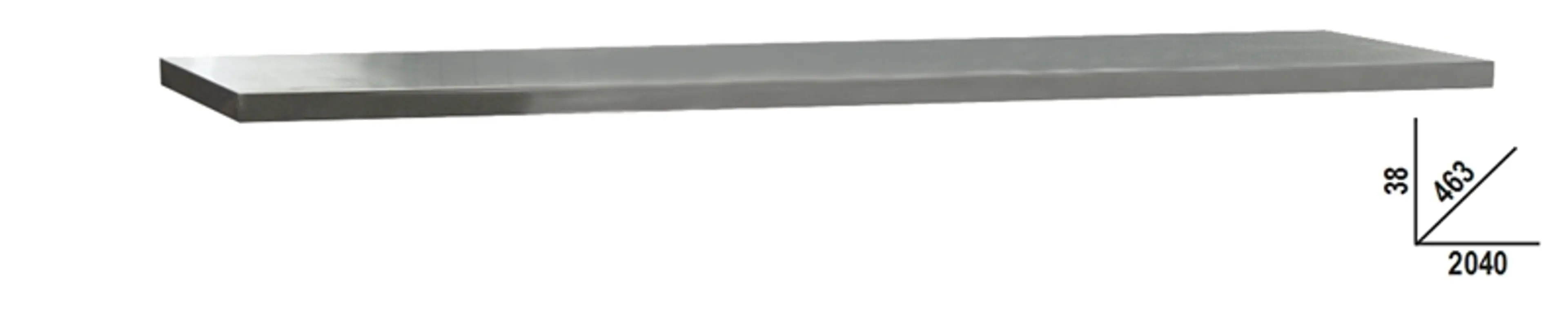 C45PX/3-2,0MT-MESA TRABAJO EN ACERO