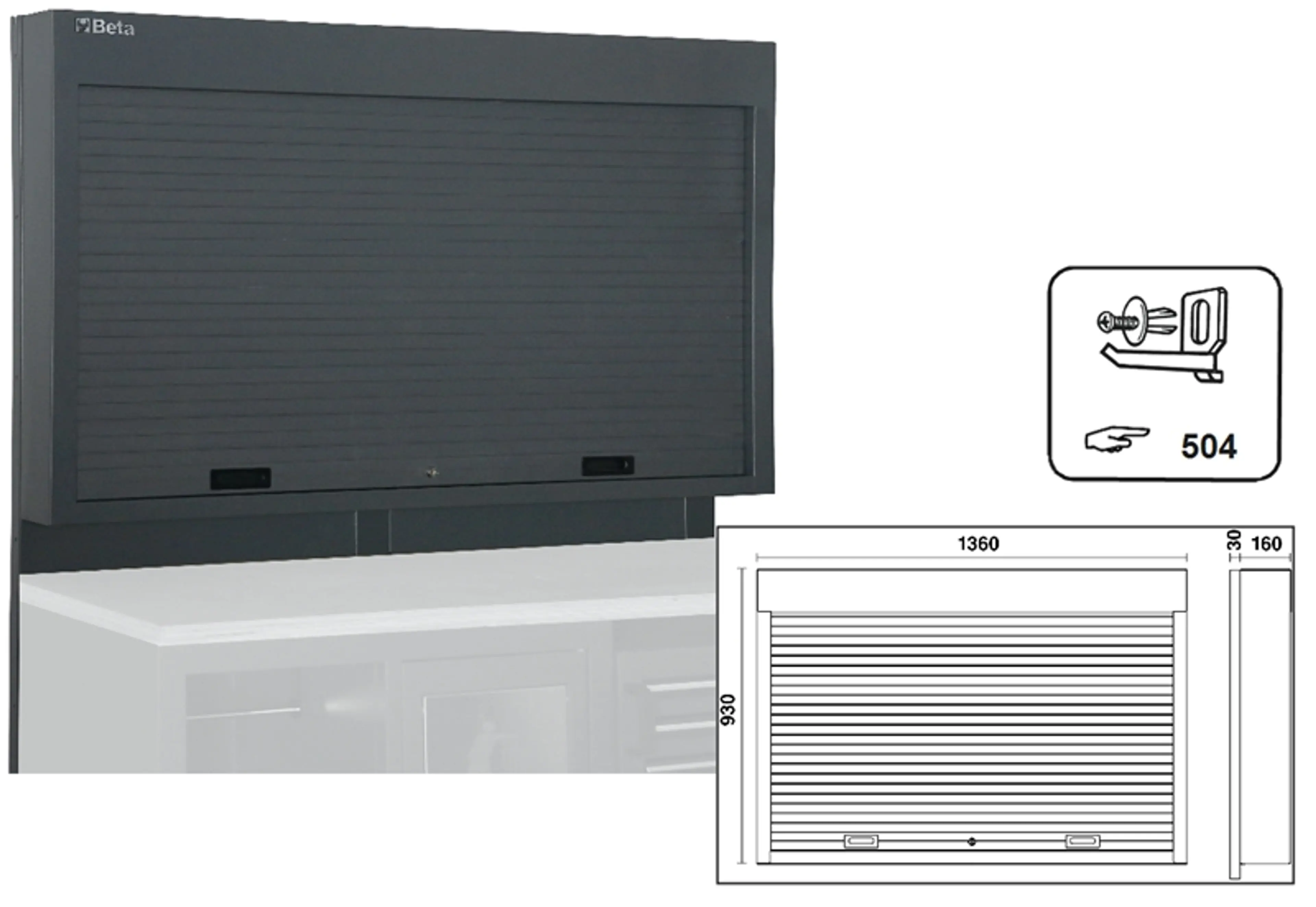 C45PRO PAS-PARED PORTA-HERRAMIENTAS