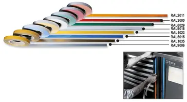 C55STR-S/9006-TIRAS ADHESIVAS PLATA