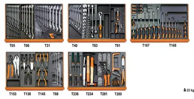 5904VI/2T-SURTIDO DE 153 HERRAMIENT